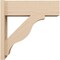 Ekena Millwork 7 1/2-in W x 22-in D x 22-in H Funston Block Rough Cedar Woodgrain TimberThane Outlooker, Primed Tan OUTUR075X22X22FST44RCPR - alternate 4